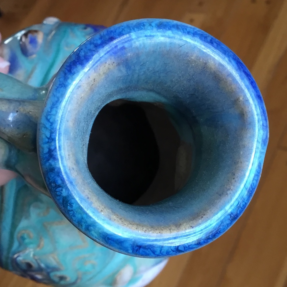 Vintage RARE Handmade Ceramic Pottery Vase - Picture 11 of 14